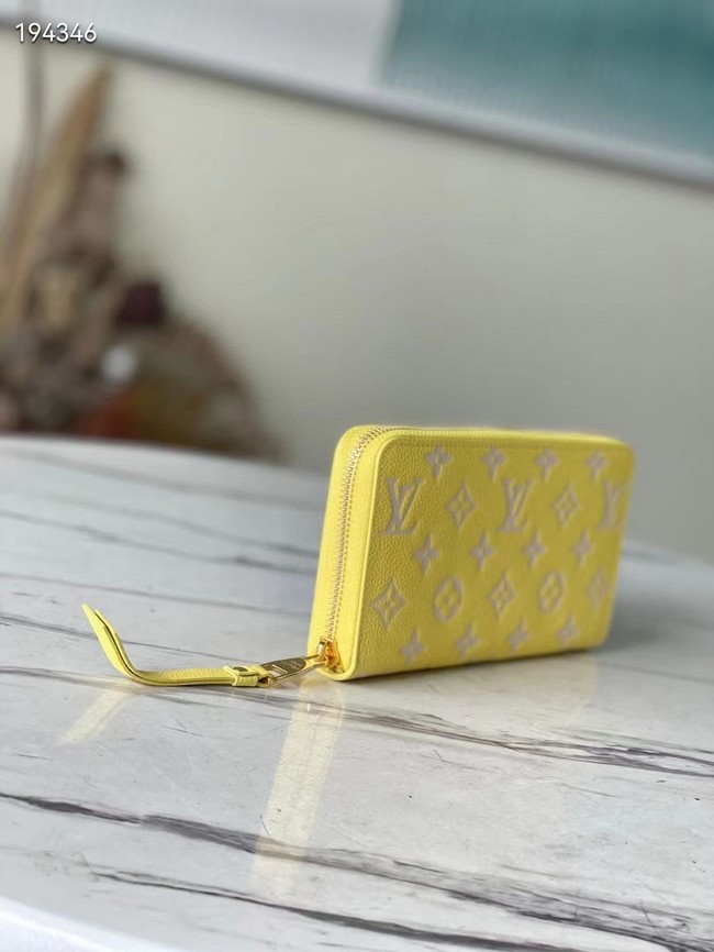 Louis Vuitton ZIPPY WALLET M81427 Lemon Curd Yellow