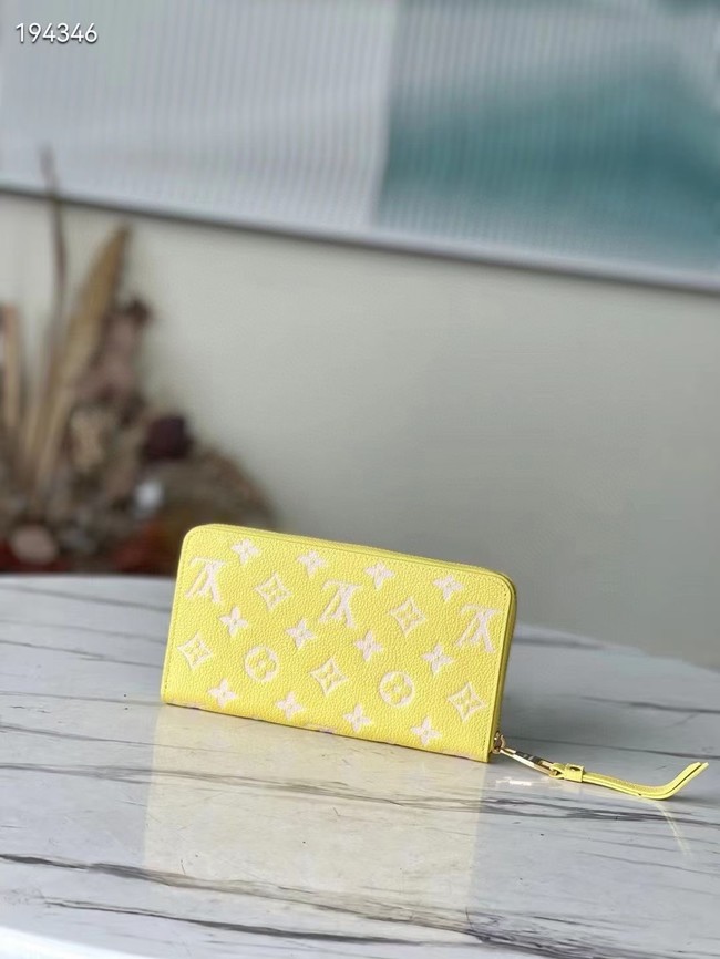 Louis Vuitton ZIPPY WALLET M81427 Lemon Curd Yellow