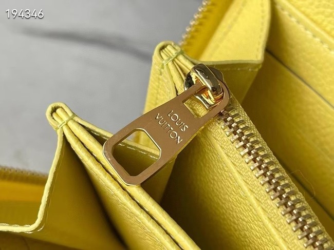 Louis Vuitton ZIPPY WALLET M81427 Lemon Curd Yellow