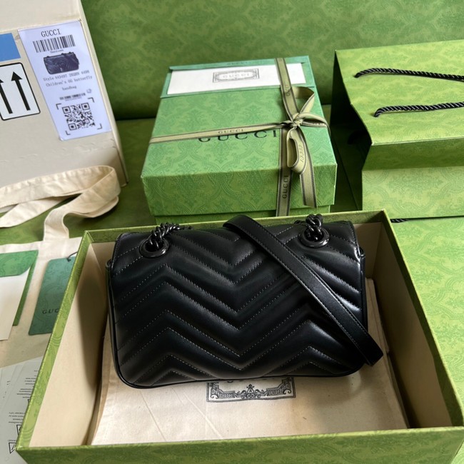 Gucci GG Marmont matelasse mini bag 446744 Black