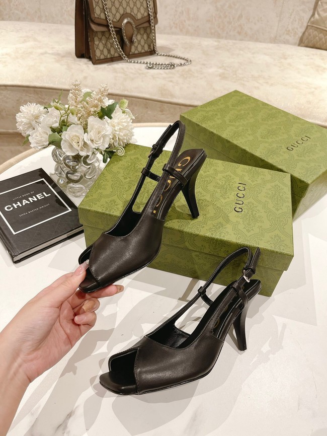 Gucci Sandals 91102-2 Heel 7.5CM