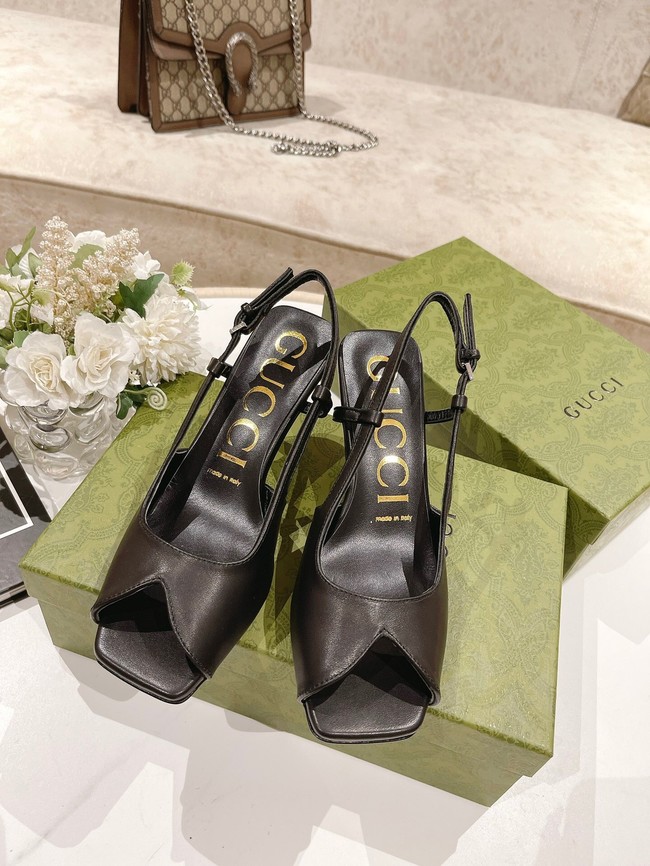 Gucci Sandals 91102-2 Heel 7.5CM