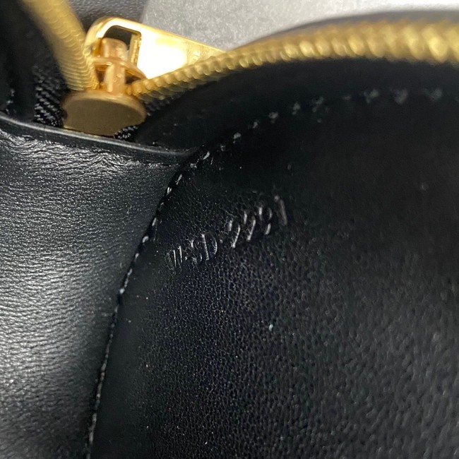 Celine OVAL BAG CUIR TRIOMPHE IN SMOOTH CALFSKIN 198603 BLACK