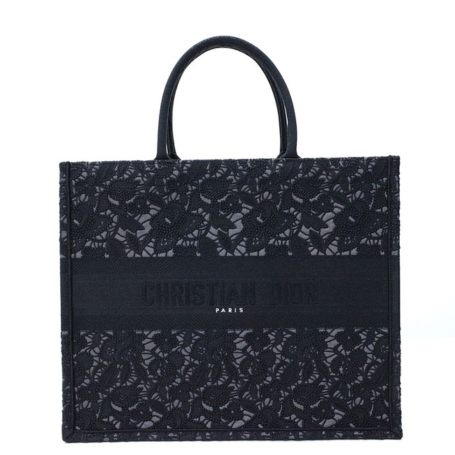 DIOR BOOK TOTE Embroidery C1286-34 black