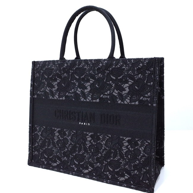 DIOR BOOK TOTE Embroidery C1286-34 black