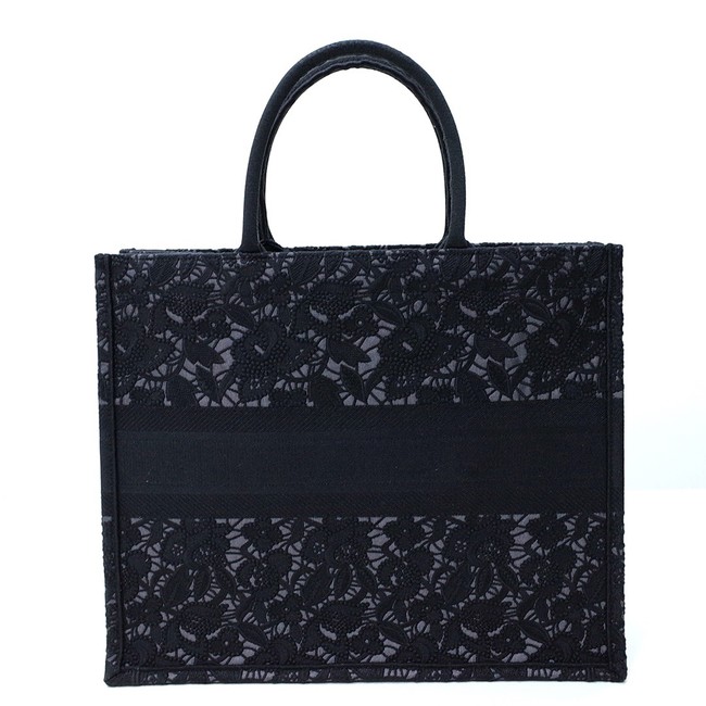 DIOR BOOK TOTE Embroidery C1286-34 black