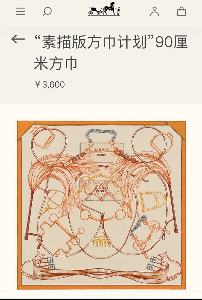 Hermes Scarf HMS00087