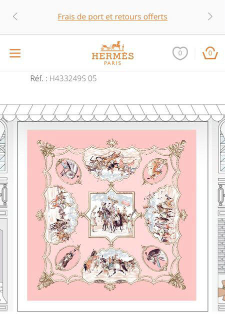 Hermes Scarf HMS00171