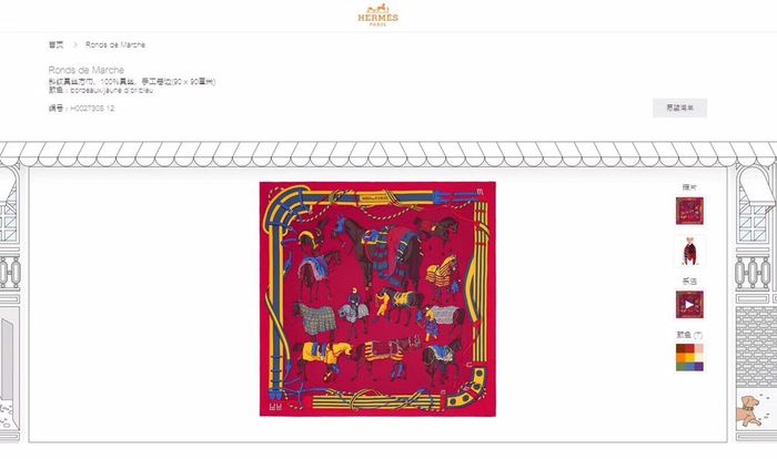 Hermes Scarf HMS00212