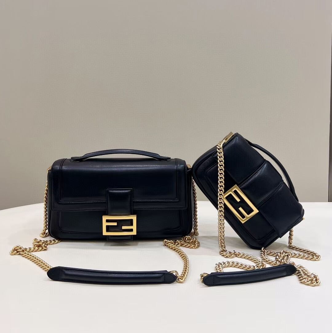 Fendi Baguette Sheepskin bag 8BR6551 black