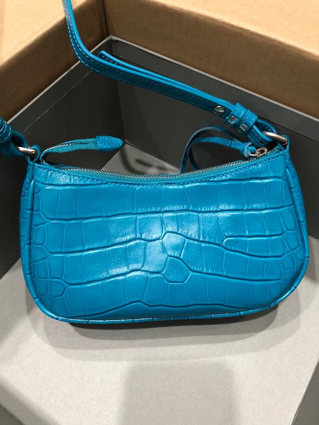 Balenciaga LE CAGOLE MINI PURSE WITH CHAIN 6958141 blue