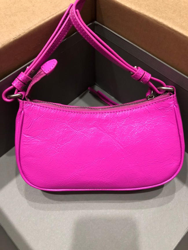 Balenciaga LE CAGOLE MINI PURSE WITH CHAIN 6958141 bright pink