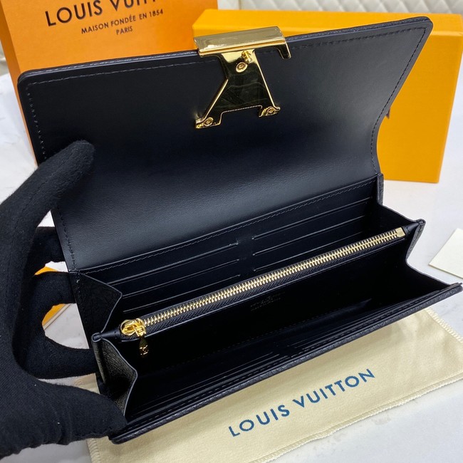 Louis Vuitton CAPUCINES WALLET M81305 Black