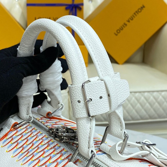 Louis Vuitton KEEPALL 50B M20563 White