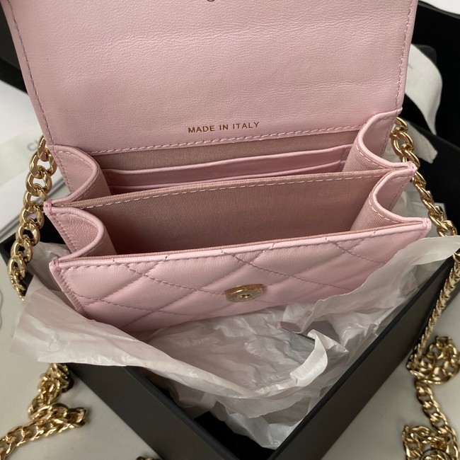 Chanel CLUTCH WITH CHAIN AP2758 Light Pink