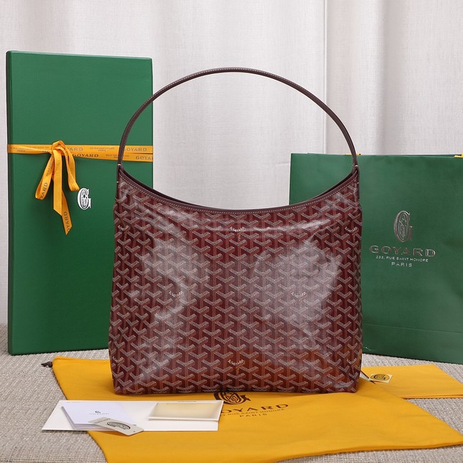 Goyard Calfskin Leather hobo bag G9983 Wine