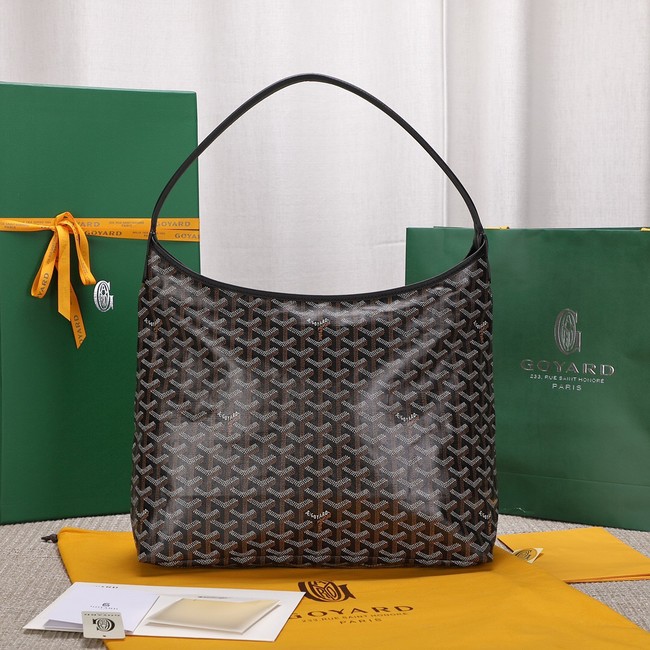 Goyard Calfskin Leather hobo bag G9983 black