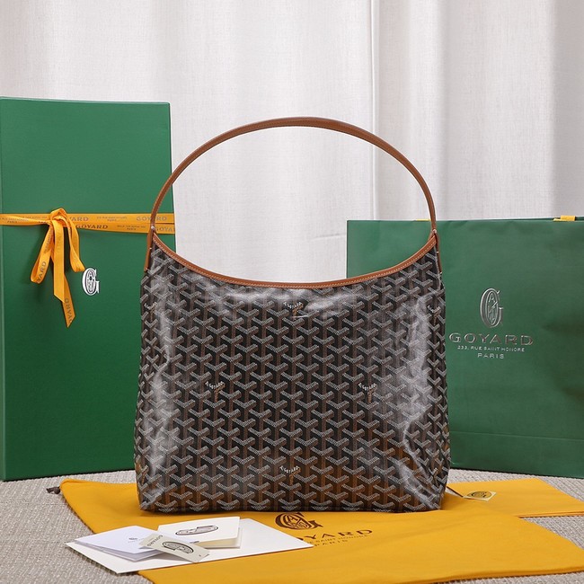 Goyard Calfskin Leather hobo bag G9983 brown