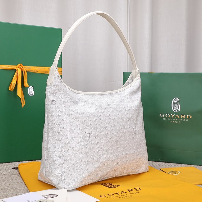 Goyard Calfskin Leather hobo bag G9983 white 