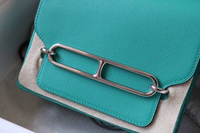 Hermes Roulis 19cm Evercolor 9D H9003 Lake water green&Silver