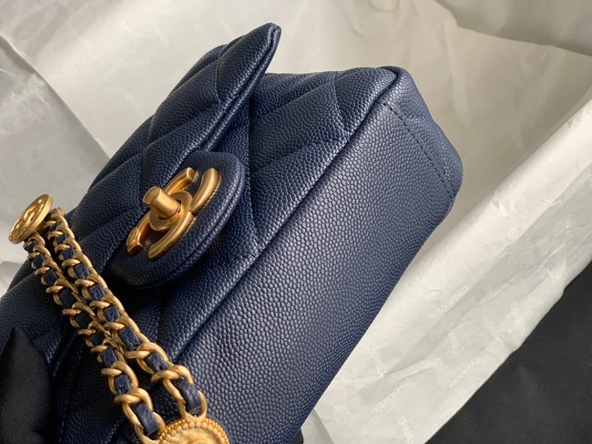 Chanel MINI FLAP BAG AS3368 Royal Blue