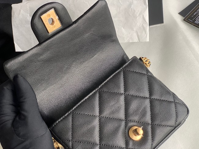 Chanel MINI FLAP BAG AS3368 black