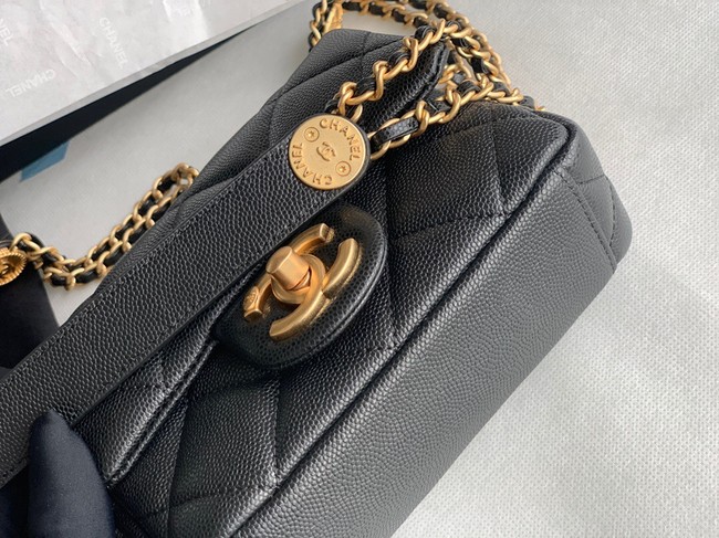 Chanel MINI FLAP BAG AS3368 black