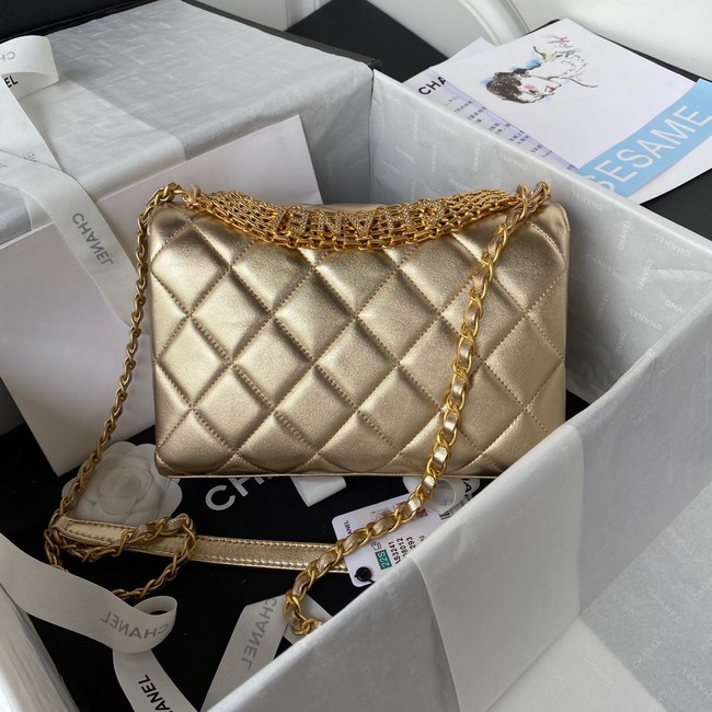 Chanel SMALL FLAP BAG AS3241 gold