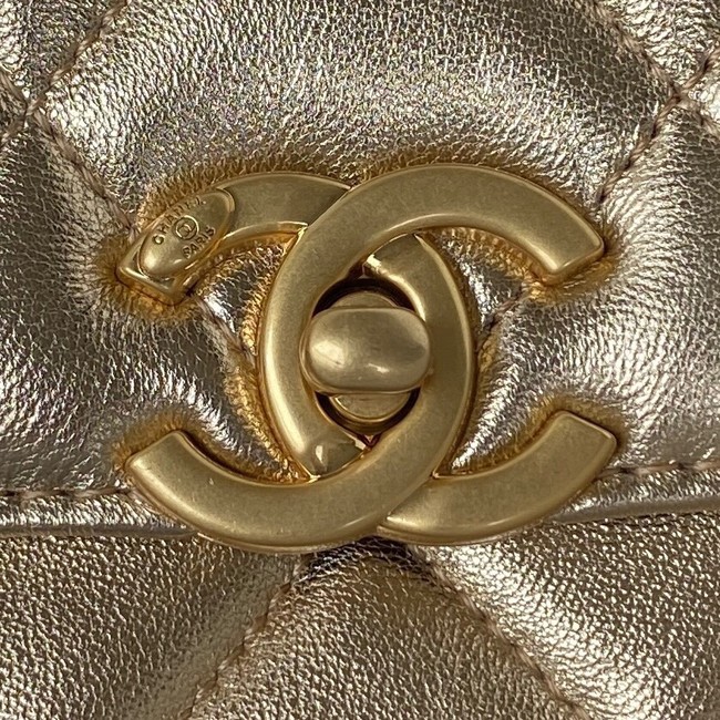 Chanel SMALL FLAP BAG AS3241 gold