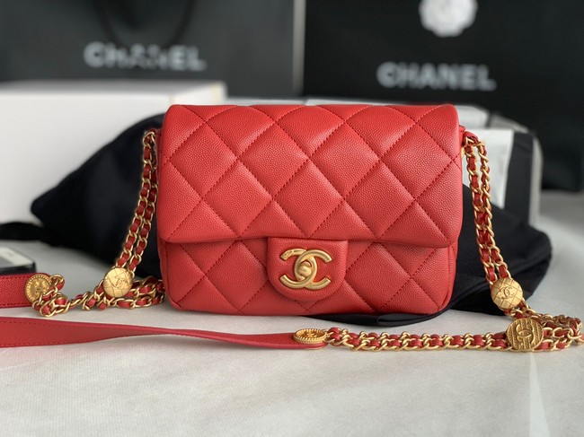 Chanel SMALL FLAP BAG AS3369 Burgundy