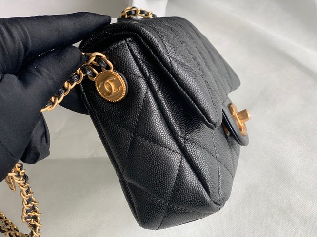 Chanel SMALL FLAP BAG AS3369 black