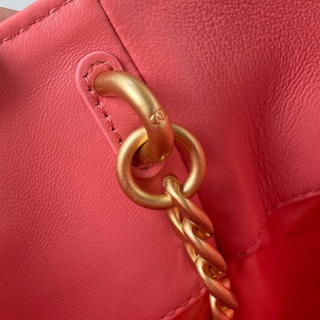 Chanel Drawstring Bag & Gold Metal AS3117 pink