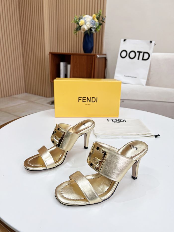 FENDI Shoes FDS00054 Heel 8CM