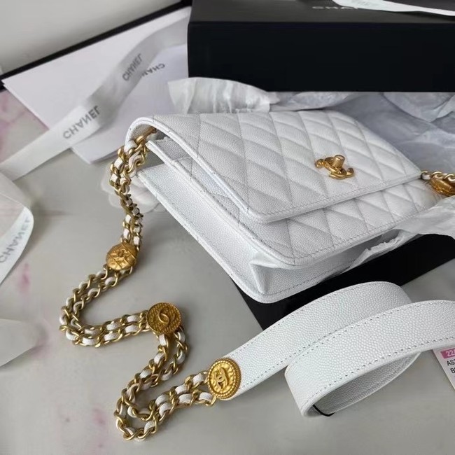 Chanel SMALL FLAP BAG AP2840 white