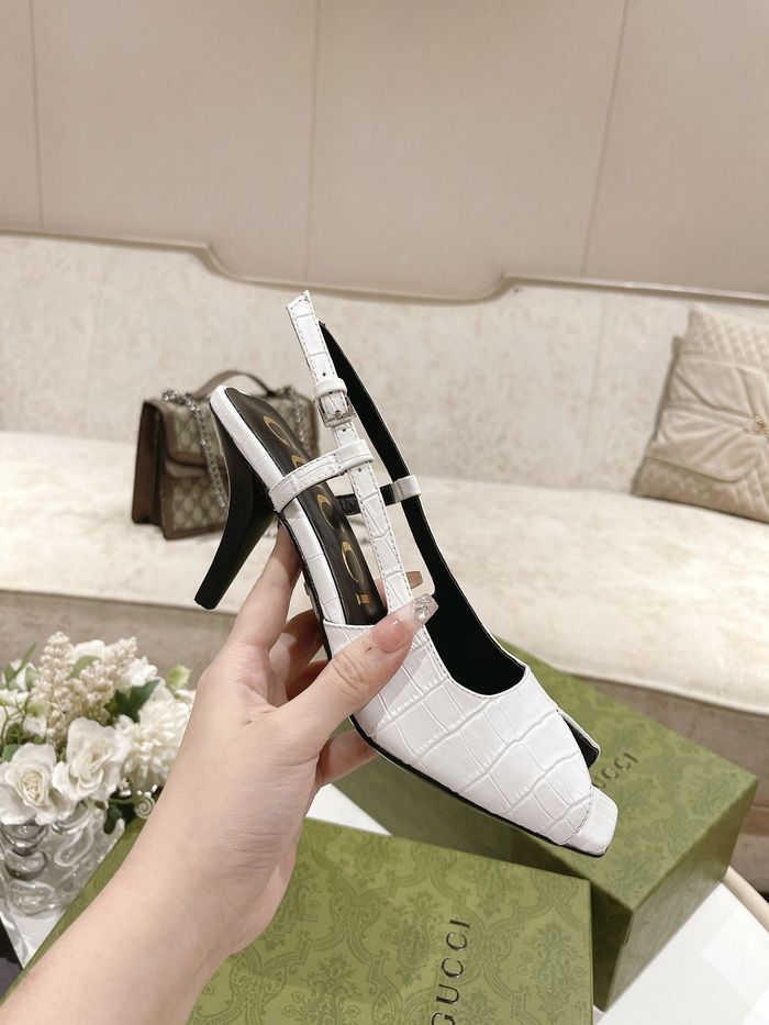 Gucci Shoes GUS00010 Heel 7.5CM