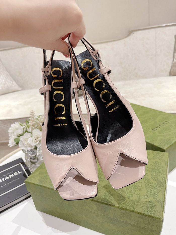 Gucci Shoes GUS00012 Heel 7.5CM