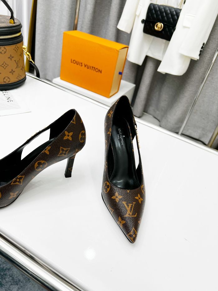 Louis Vuitton Shoes LVS00070 Heel 8.5CM