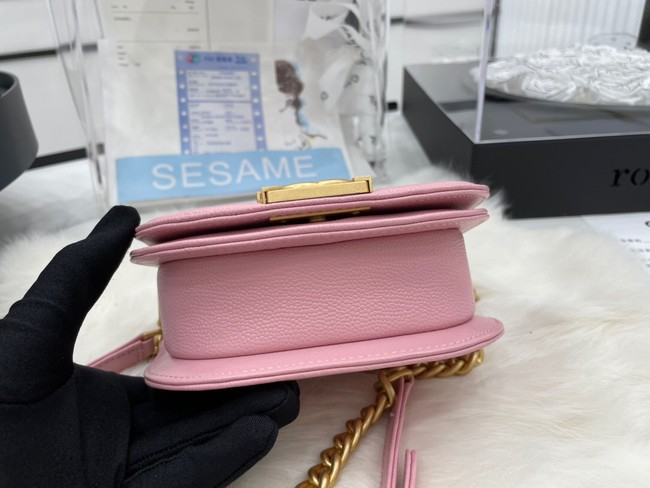 CHANEL MESSENGER BAG MINI BOY AS3315 pink