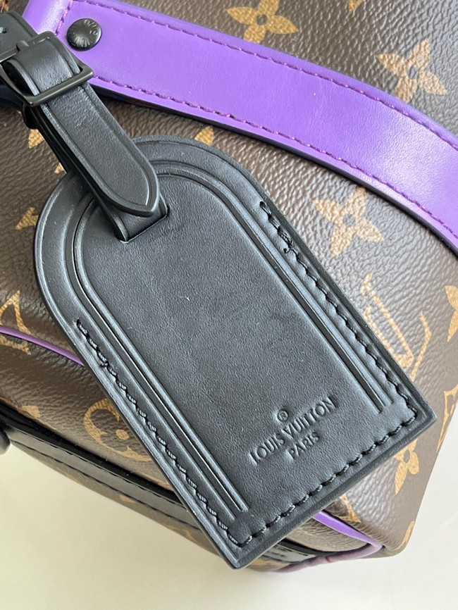 Louis Vuitton Monogram Canvas KEEPALL BANDOULIERE 25 M20900 purple