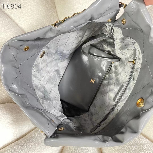 CHANEL 22 SMALL HANDBAG AS3260 gray