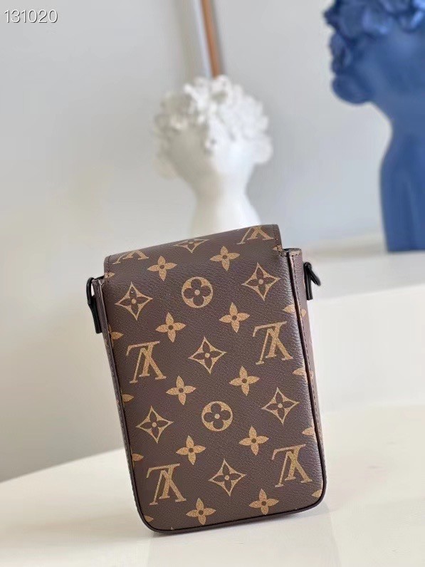 Louis Vuitton Monogram Canvas S-LOCK VERTICAL WEARABLE WALLET M81524 Black