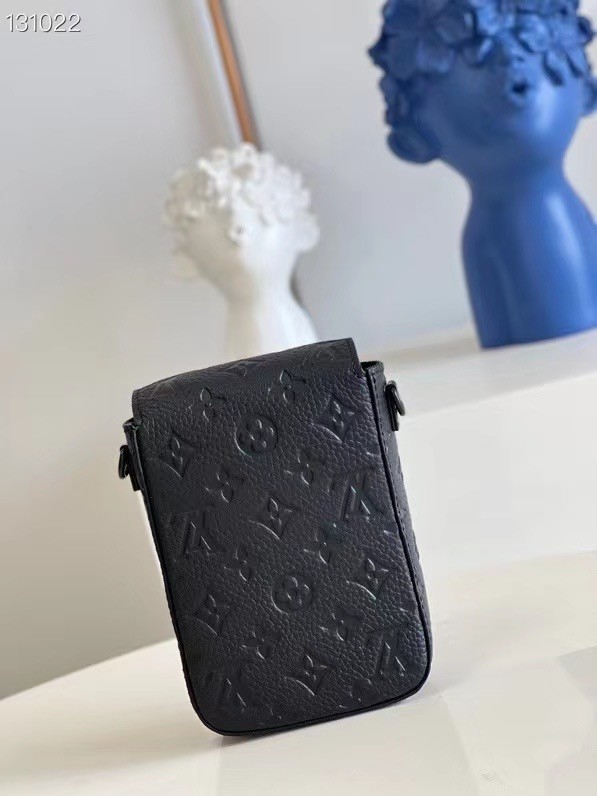 Louis Vuitton S-LOCK VERTICAL WEARABLE WALLET M81524 Black