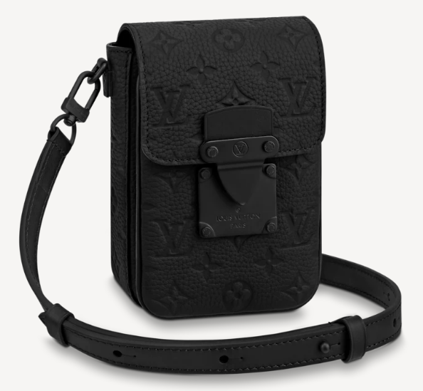 Louis Vuitton S-LOCK VERTICAL WEARABLE WALLET M81524 Black