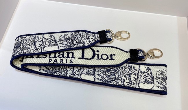 DIOR MEDIUM LADY D-LITE BAG Blue Toile de Jouy Reverse Embroidery M0565ORGO