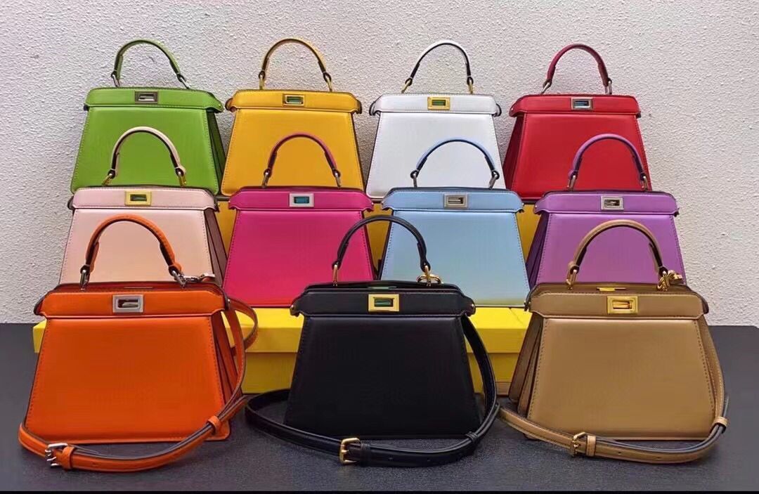 Fendi Peekaboo ISeeU mini leather bag 8BR3118