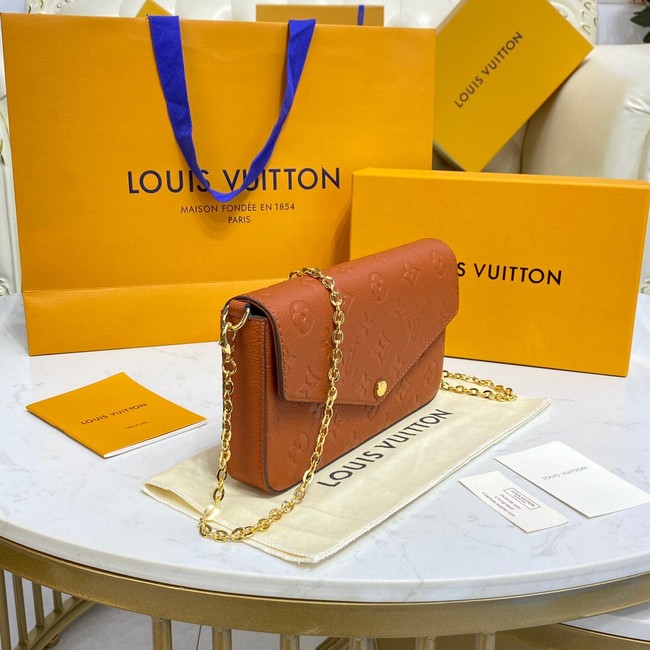 Louis Vuitton FELICIE POCHETTE M64064 Caramel