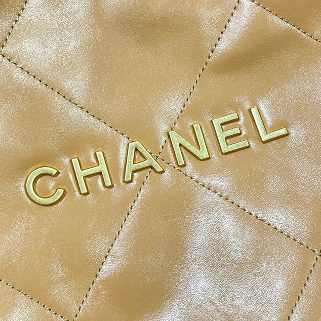 CHANEL 22 HANDBAG AS3260 apricot