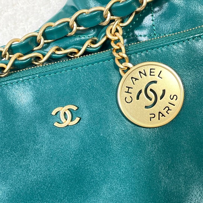 CHANEL 22 HANDBAG AS3262 green