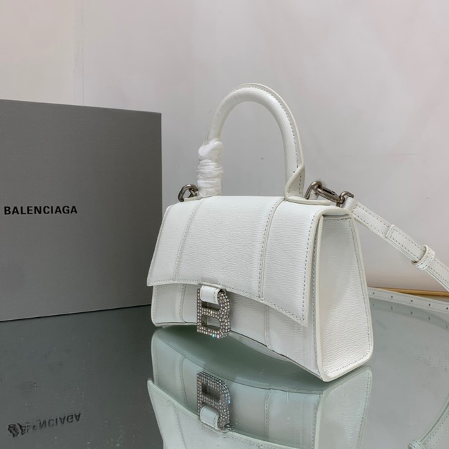 Balenciaga HOURGLASS SMALL TOP HANDLE BAG 59353 WHITE