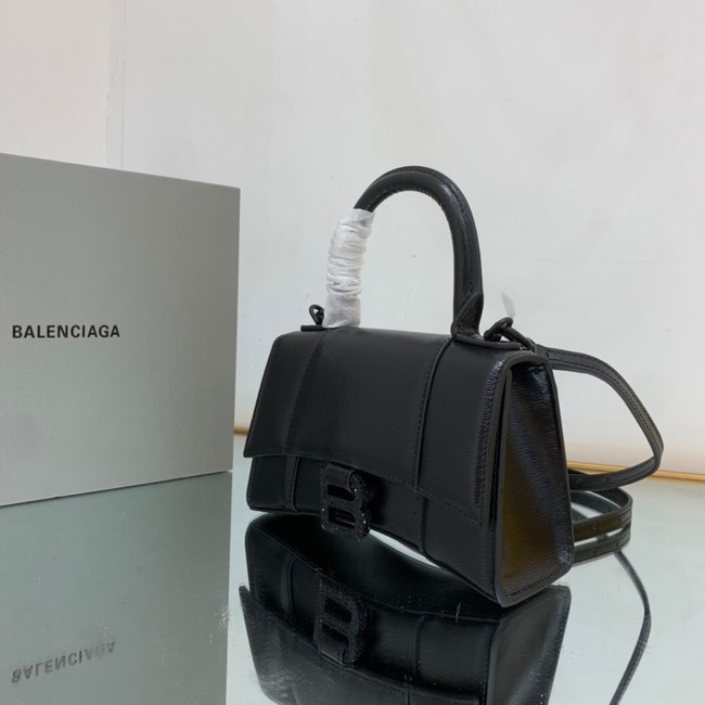 Balenciaga HOURGLASS SMALL TOP HANDLE BAG 59353 black